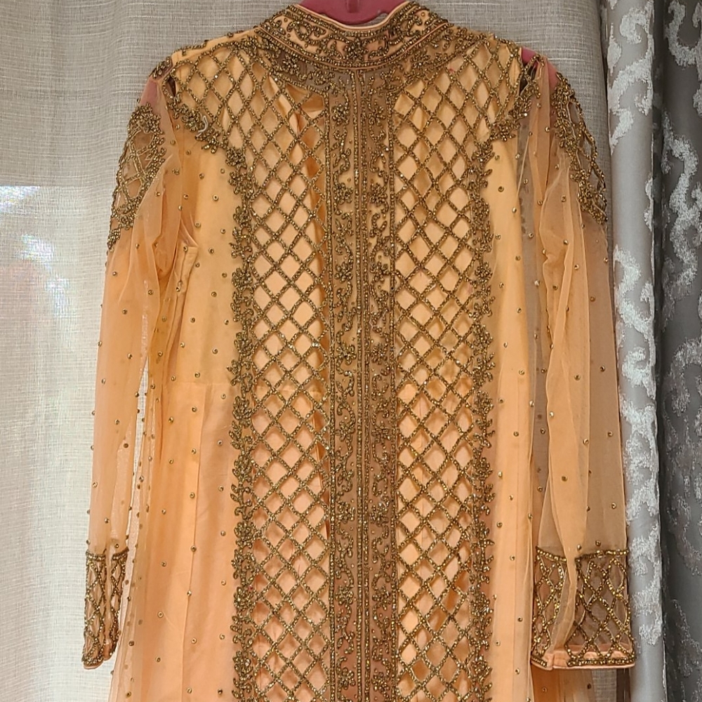 Women's Indian Bridal Tunic Lehenga Dress - Picture 5 of 12